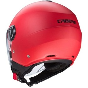 Resim Caberg Riviera V4 Güneş Vizörlü Yarım Açık Motosiklet Kaskı Mat Kırmızı 