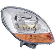 Resim Renault Kangoo 2003-2008 Sol Far (Sarı Sinyalli - Motorlu) 