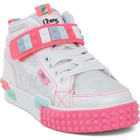 Resim M.p 242-3308ft Kız Çocuk Sports Hi Sneaker Ayakkabı Beyaz-beyaz Beyaz 
