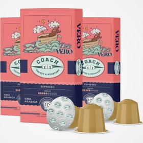 Resim 3'lü Vero | Coach Nespresso® Uyumlu Kahve Kapsülü Paketi 