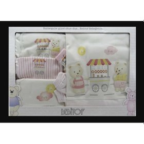 Resim Simitçi Ayıcık 10'lu Zıbın Set-pembe Pembe 