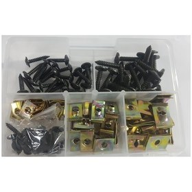 Resim Sac Klips U Tip Sac Somunu Seti 120 Parça N11.20332 