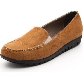 Resim Costo Shoes 200591 Taba Suet Büyük Numara Bayan Ayakkabı 