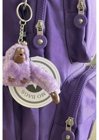 Resim Nemo Bags Unisex Mor Sırt Okul Laptop Seyahat Çantası Mor 