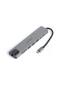 Resim Dark DK-AC-U31X40 USB 3.1 Type-C 8 in 1 ETH/HDMI/SD/USB3.0-2.0/USB-C PD Çevi HUB 