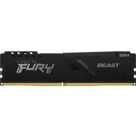 Resim Kıngston Fury Beast 16gb Ddr4 3200mhz Cl16 Pc Ram Kf432c16bb/16 