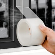 Resim Şeffaf Pencere Hava Sızdırmazlık Bandı, 5.08cm x 19.81metre Şeffaf Hava Şeridi Pencere Conta Bandı, Aralıklardan Rüzgar Girişini Engeller, Pencereler, Klima Ünitesi - Klima İçin Yalıtım Bandı 