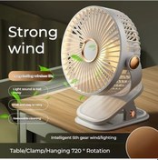 Resim Dashanshop Portable Pemtbe Masaj Aleti 360 Derece Dönebilir 5 Hız Ayarı Usb Şarj Yatak Ofis Spor Salonu Sessiz Motor 