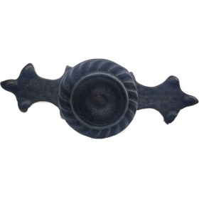 Resim Antika Tarz Dekoratif Pirinç Çizgili Düğme - 35X100 Mm, Büyük, Oksit - Lisinya 