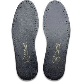Resim Exclusive Hakiki Deri Ayakkabı Tabanlığı, Parfümlü, Koku Önleyici Ter Emici, Leather Insole, Siyah 