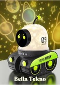 Resim Renkli Robot Gece Lambası, Projektörlü Led Işıklı, Eğitici Ve Uyku Yardımcıcı-125976 