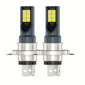 Resim 2 adet Ultra Parlak H4 LED Çalışma Işıkları, 6500K Beyaz, Fan Kalmaz Tasarım, Kolay Kurulum, Glare Yok, Tak ve Çalıştır, Alüminyum, Araba Aydınlatma Yükseltme, Modern Aydınlatma, Dayanıklı Aydınlatma, Pilsiz 