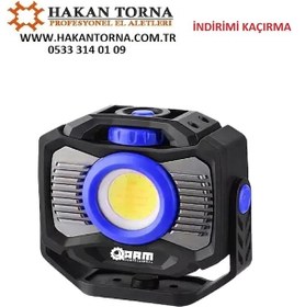 Resim Ht- Arm 2000 Lümen Şarjlı Led Lamba Fener Işıldak 