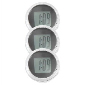 Resim Gcp Like 3 Adet Mini Motosiklet Saatler Su Geçirmez Stick-On Motosiklet Dağı Izle Dijital Saatler Araç, Oto, Araba, Suv (Yurt Dışından) 