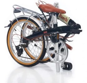 Resim Bianchi Vintage Katlanır Bisiklet Siyah 