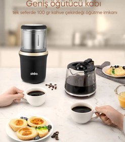 Resim SİNBO SCM-2997 KAHVE & BAHARAT ÖĞÜTÜCÜ 