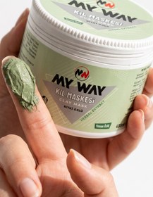 Resim My Way Kil Maskesi 650 Gr Yosun Özlü Arındırıcı Yüz Bakım Maskesi Besler Nemlendirir 
