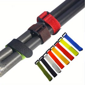 Resim 5/10 Adet Renkli Kaymaz Olta Kayışı Güvence Tokası ile - Dayanıklı Naylon, Avcılık & Balıkçılık Ekipmanları için İdeal 