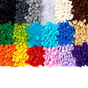 Resim 18 Renkli Düz Tuğla 1x1 Kare Karolar Toplu Set, ABS Yapı Blokları, Pürüzsüz Yüzey MOC Pixel Mozaik, 3070 ile Uyumlu, DIY Yaratıcı Duvar Sanatı ve El Sanatları Aksesuarları 
