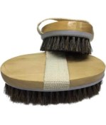 Resim Ozcmax Doğal At Kılı Fırça - Masaj ve Selülit Fırçası 
