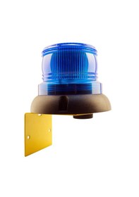 Resim Mesan Ø110 İkaz Lamba Yanıp Sönen Buzzer L Montaj Mavi 220vac Ms 614.5.220vac 