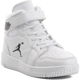 Resim Cool Haykat Uzun Basketbol Çocuk Spor Ayakkabı Beyaz 