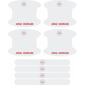 Resim Ototime Tesla Araçları Için Uyumlu Kapı Içi Çizik Önleyi Seti 8'li 