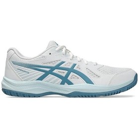 Resim Asics Upcourt 6 Erkek Voleybol Ayakkabısı 1071a104-105 Beyaz 
