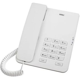Resim Karel Tm-140 Kablolu Ekransız Krem Masaüstü Telefon 