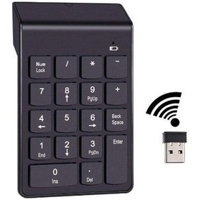 Resim Kablosuz Numpad Kablosuz Sayısal Tuş Takımı Numeric Klavye 