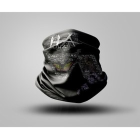 Resim Buffalo Hahaha Tasarımlı Motorcu Buff Maske Outdoor Boyunluk Unisex Bandana 