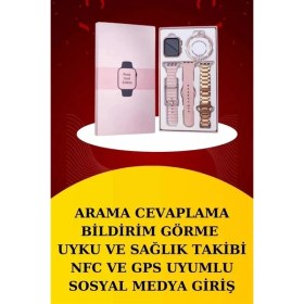 Resim Pileli Store Wireless Şarjlı Akıllı Saat ve Dijital Göstergeli Kablosuz Bluetooth Kulaklık Nabız Ölçer 
