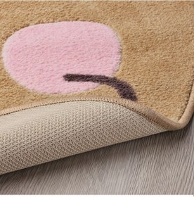 Resim Çocuk Halısı, Kahverengi, 94x150 Cm Açık Bej 