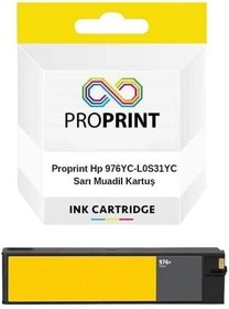 Resim Proprint HP L0S31YC J9V82D 976YC Sarı Muadil Kartuş P55250DW P57750DW 13000 Sayfa 