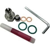 Resim Tongdashop Paslanmaz Çelik Kendinden Vidalı Karter Diş Açma Seti O-ring M10.4 M12 M14 M14.2x1.25 Manyetik 