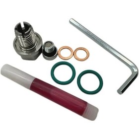 Resim Tongdashop Paslanmaz Çelik Kendinden Vidalı Karter Diş Açma Seti O-ring M10.4 M12 M14 M14.2x1.25 Manyetik 