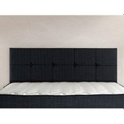 Resim Niron Notte 120cm Tek Kişilik Başlık, Füme Soho Yatak Başlığı 