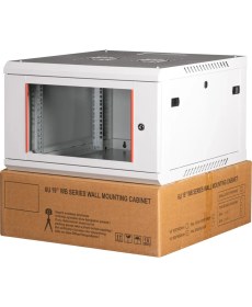 Resim Lande - 6u 19" Duvar Tipi Rack Kabinet - Genişlik: 600 mm | Derinlik: 600 mm - Açık Gri (Demonte) 