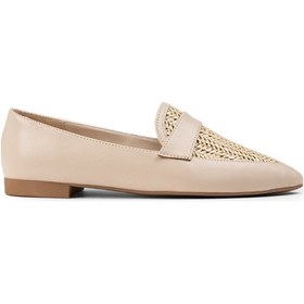 Resim Deery Bej Hasır Desenli Kadın Babet - 38602zbejc01 Bej 