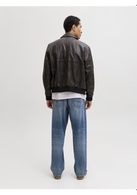 Resim Jack & Jones Erkek Eddie 840 Loose Fit Jean - 12290185 Blue Denim 
