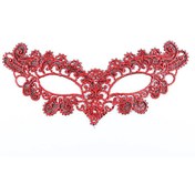 Resim azrlyaonline Kırmızı Dantel Masquerade Maskesi 6 No (5224) 