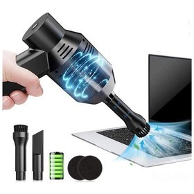 Resim Wezone Kablosuz El Tipi Minyatür Süpürge: 2 Fırça Bağı, Usb Şarjlı, Yüksek Emme, Düşük Gürültü - Araç, Klavye, Ev Temizliği İçin 