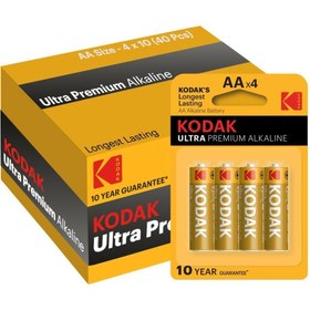 Resim Kodak 40 Adet Ultra Premium Alkalin Kalem Pil 