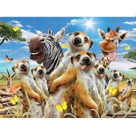 Resim 3d - Mirket Selfie - 48 Parça Puzzle 