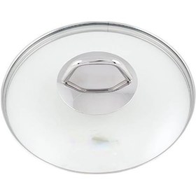 Resim Ermiya Tencere Tava Sahan İçin Cam Kapak 14 CM 
