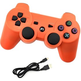 Resim CRK TECH Playstation Ps3 Oyun Kolu Dualshock 3 Wirelless Controller + Şarj Bağlantı Kablosu 