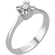 Resim Sirius 0,24 Karat Pırlanta Tektaş Yüzük 0807R0194 