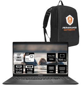 Resim MSI Modern 15 F13MG i7 1355U 12GB 4TB SSD 15.6\ FHD 60Hz FDOS Taşınabilir Bilgisayar & PER4 ÇANTA 