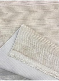 Resim GÜLSEV HOME(998) İHTİŞAM PERGE, EMSALSİZ İPEKSİ YÜN TUŞELİ TRİKO AKRİLİK OTURMA ODASI VE SALON HALISI BEJ 120 x 180 