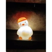 Resim Dekoratif Işıklı Kardan Adam Figürü 